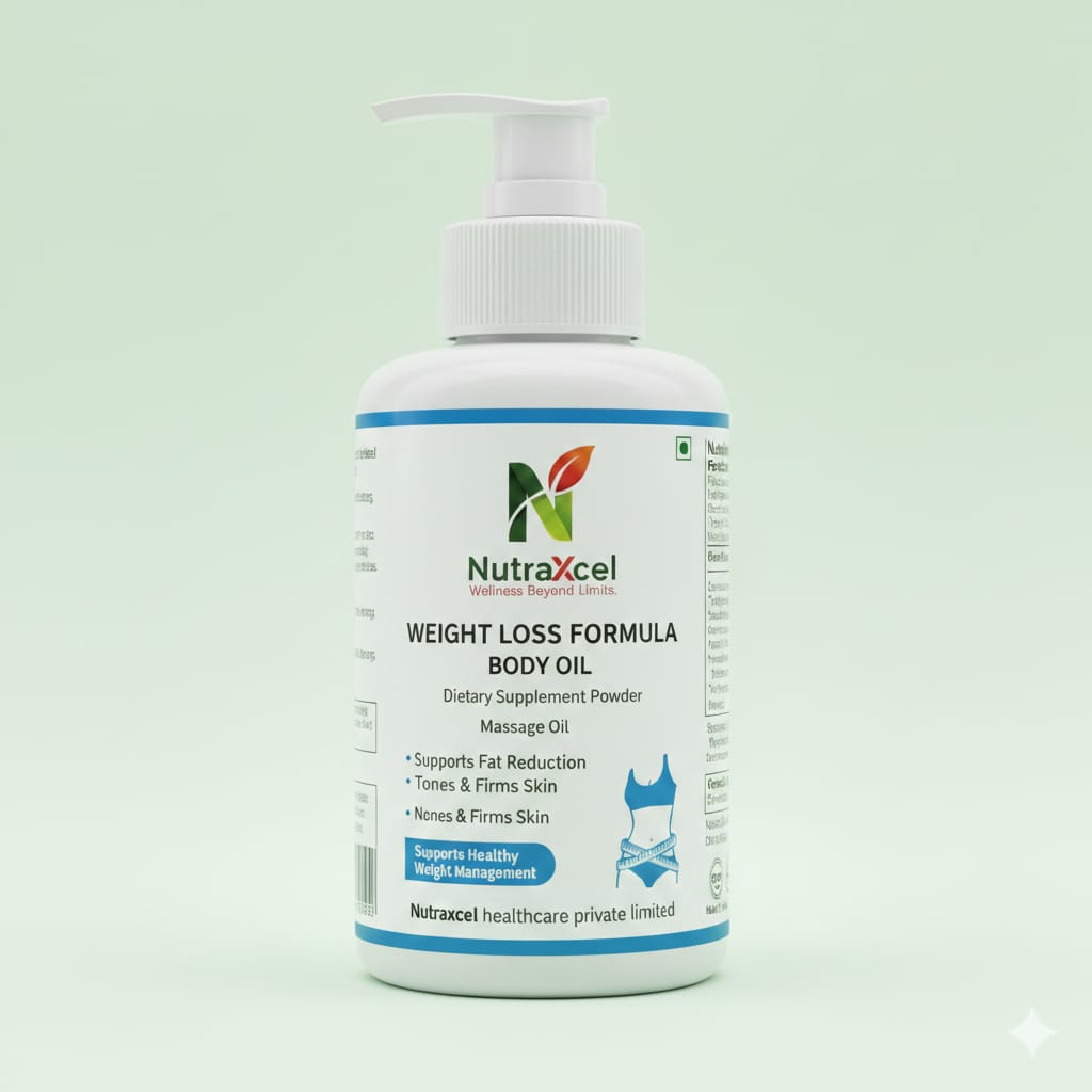 Nutraxcel Weight Loss Formula Body Oil – Toning & Firming Massage Oil