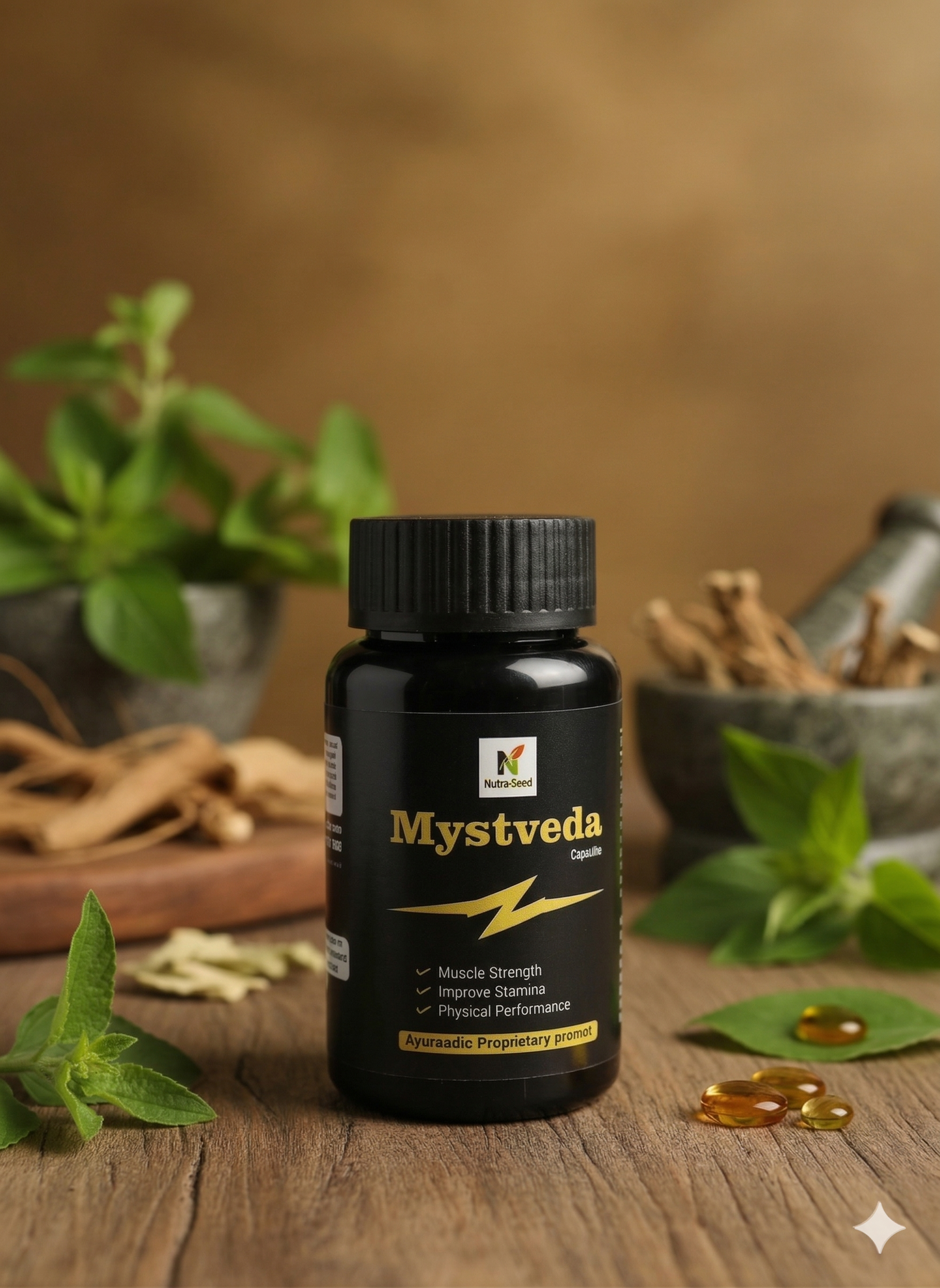 Mystveda Vitality Capsules – Natural Strength & Recovery